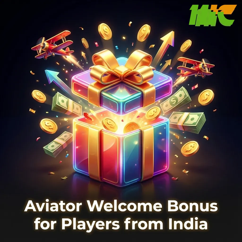 Banner promoting Aviator welcome bonus for Indian players with ₹200 no-deposit and 100% first deposit match
