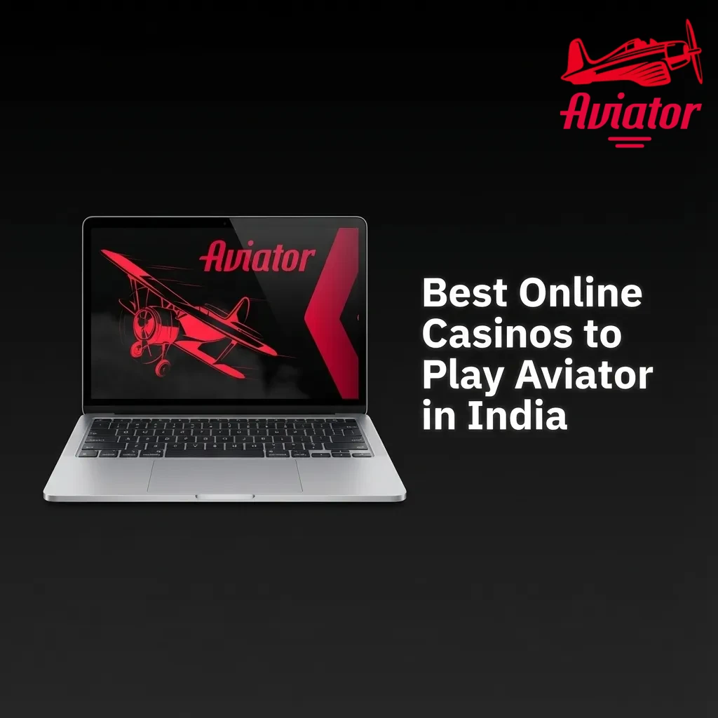 Comparison graphic of top India online casinos offering Aviator game with INR payments and key features listed