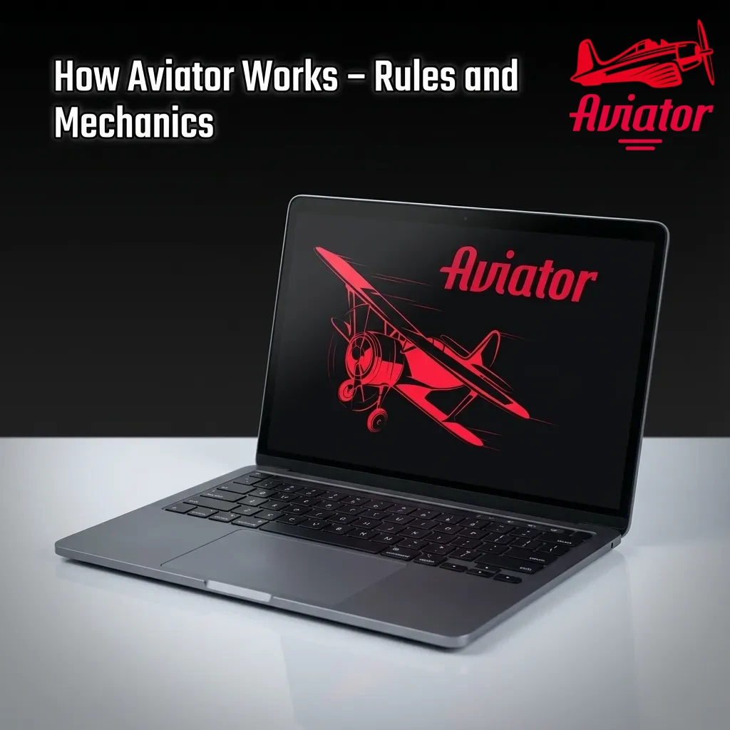 Illustration of Aviator game: rising plane, increasing multiplier line, player choosing when to cash out before it disappears