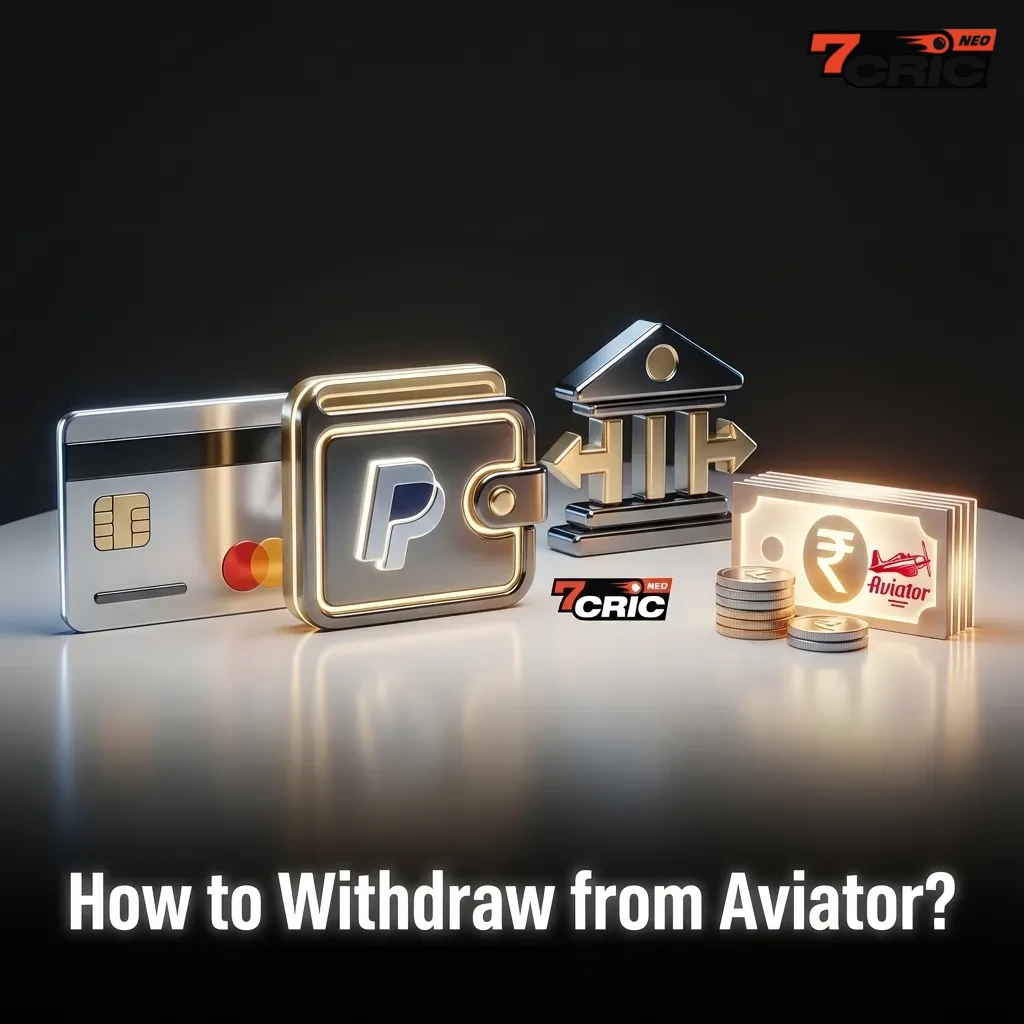 Illustrated Aviator cashout steps: login, open Withdrawal, choose method, enter amount, confirm, and wait for bank approval