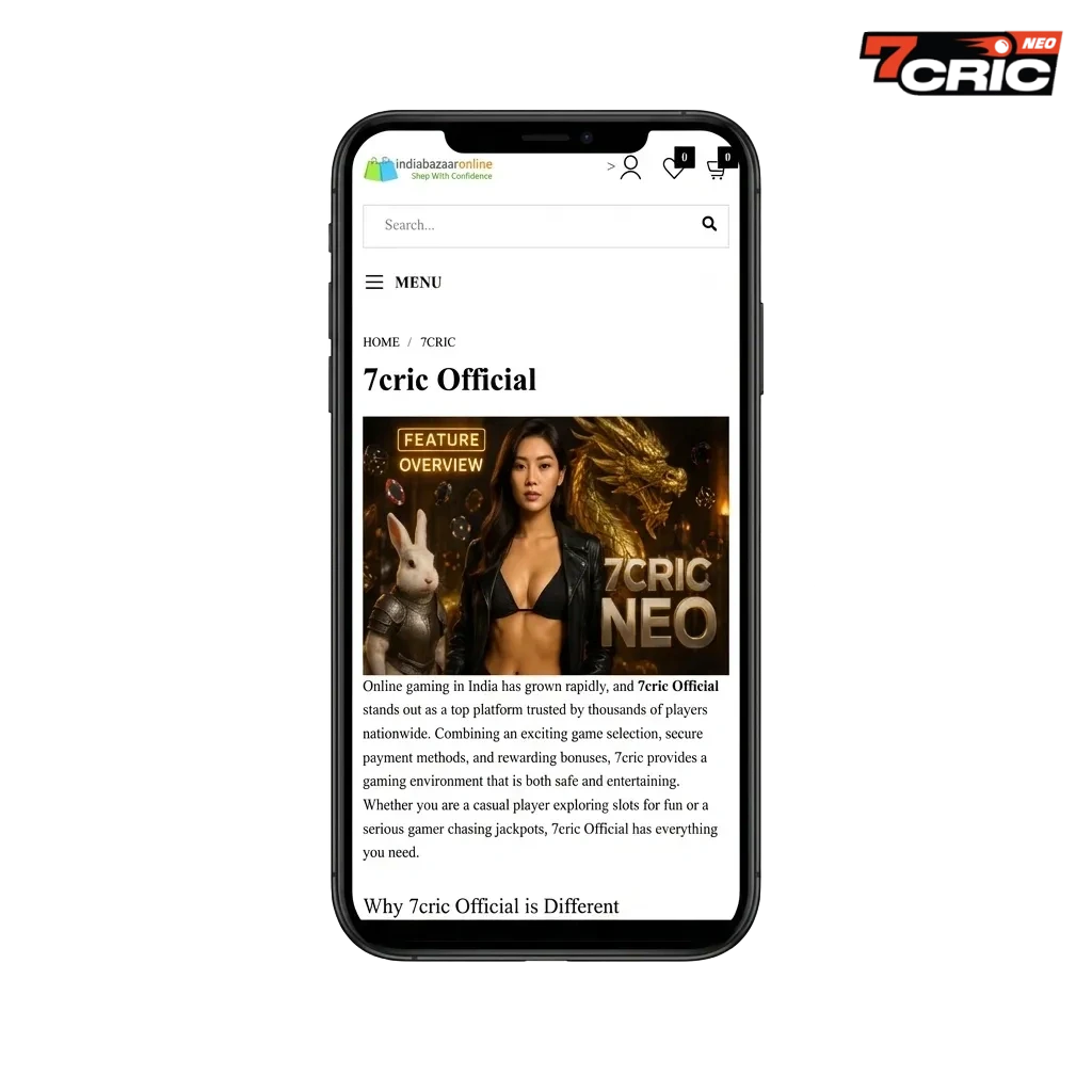 Phone screen showing 7cric Aviator game download options for Android APK and iOS PWA in India
