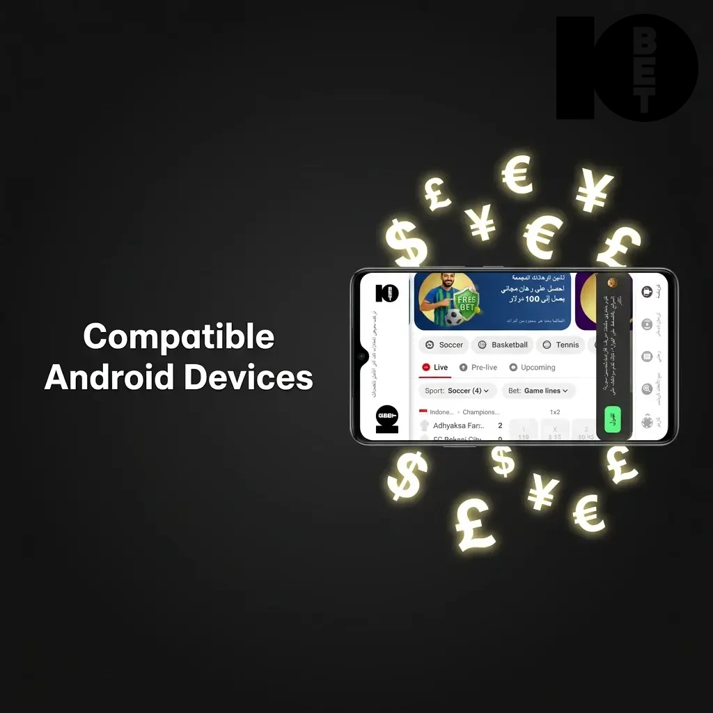 List of Android devices compatible with the 10bet app in Oman including Samsung, Xiaomi, OPPO, and Google Pixel models