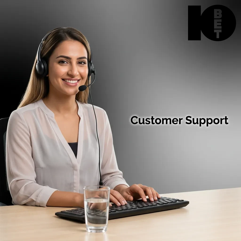 Customer support representative assisting a user via live chat on a mobile device