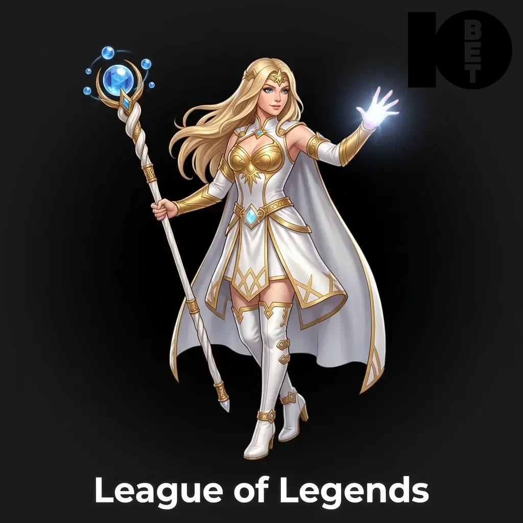 Five League of Legends champions in battle arena, representing MOBA esports tournaments like Worlds, MSI, LCK, LEC, and LPL