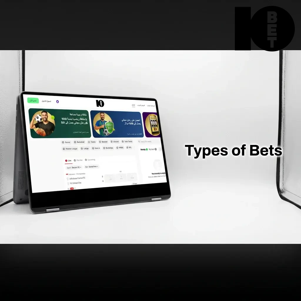 Diagram showing three bet types: Single, Express Accumulator, and System bets with descriptions of each option.