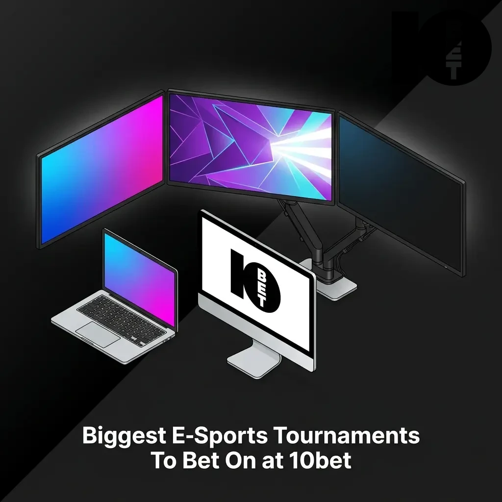 Table listing top esports tournaments for betting at 10bet, covering CS2, Dota 2, LoL, Valorant, and more.