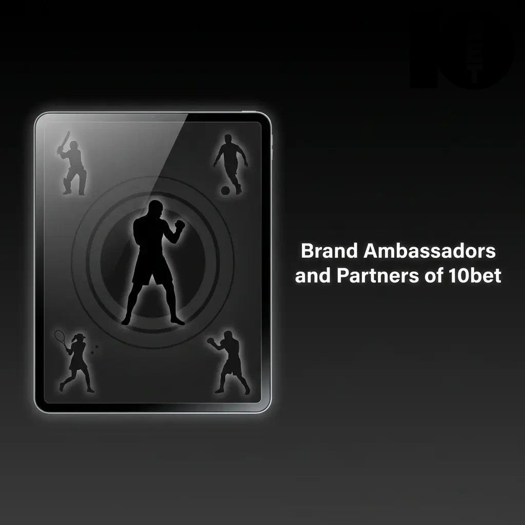 10bet brand partnerships including Tottenham Hotspur and Crystal Palace FC logos representing sports betting collaborations