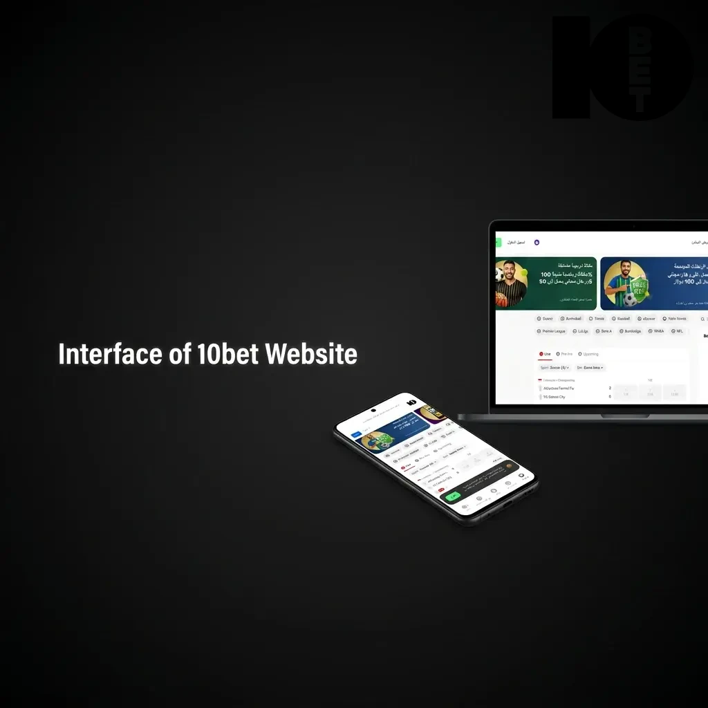 10bet website interface showing top navigation bar with Sports, Live Betting, Casino, eSports, and Promotions tabs