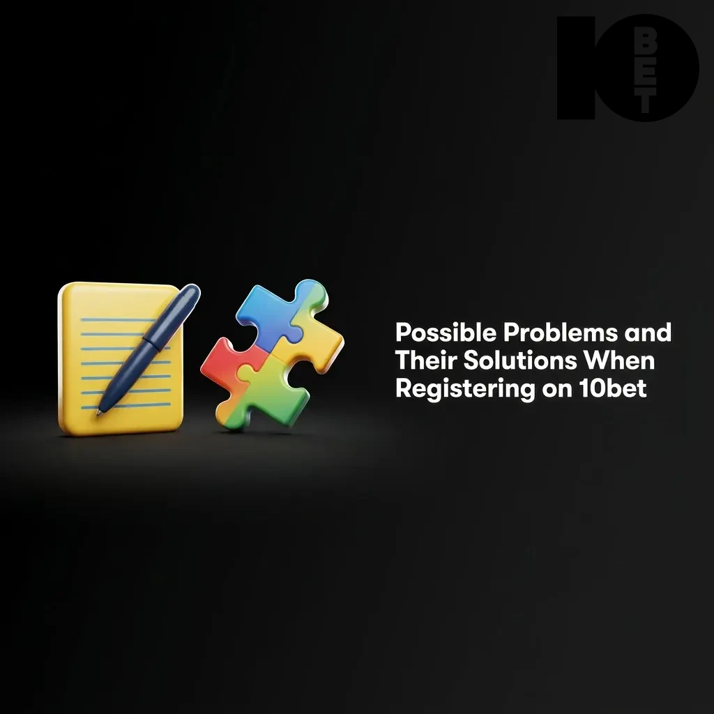 Table listing common 10bet registration problems like email verification and form errors with step-by-step solutions