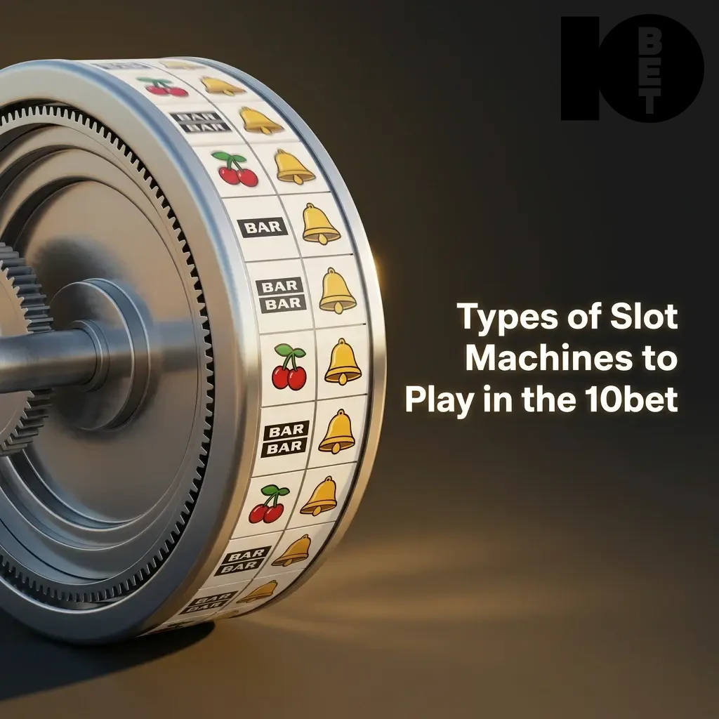 Colorful slot machine icons representing classic, video, progressive, Megaways, and branded slots in 10bet lobby