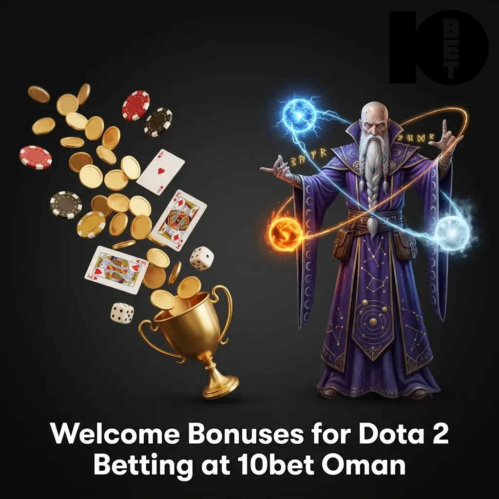 10bet Oman welcome bonus offering 100% deposit match up to $2,000 USD for Dota 2 betting