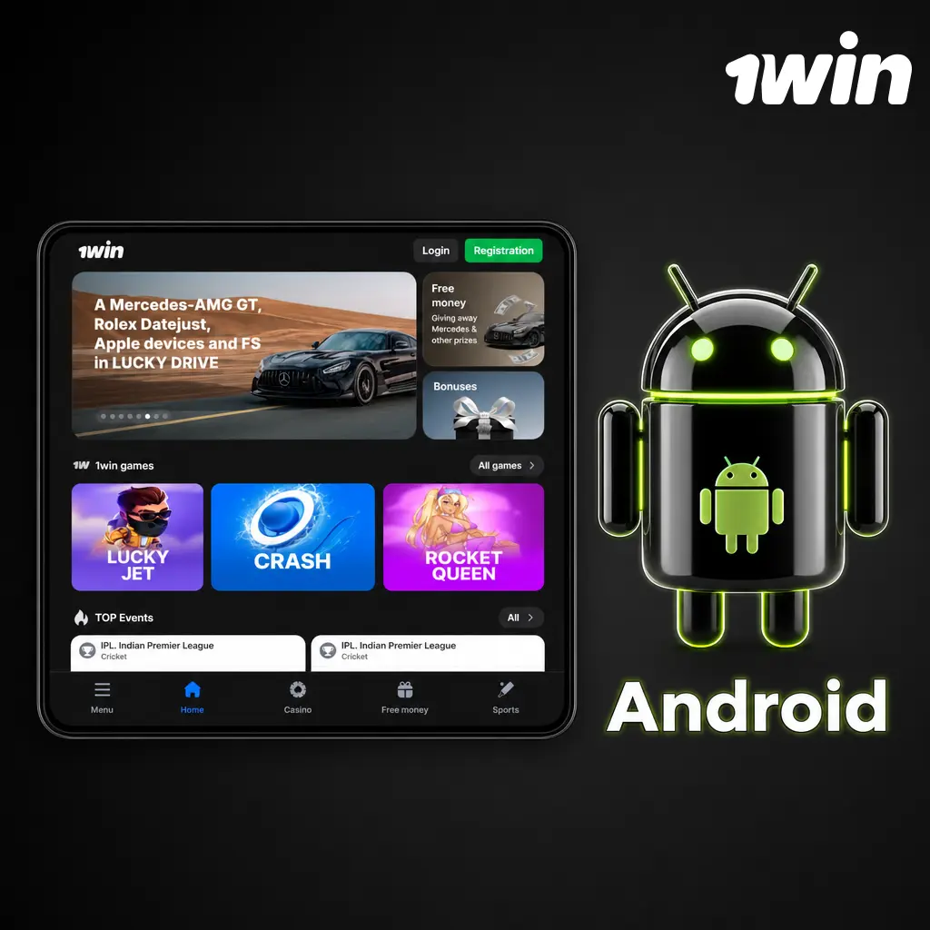 1win Android app APK download guide for Indian users, compatible with Android 5.0 and higher devices