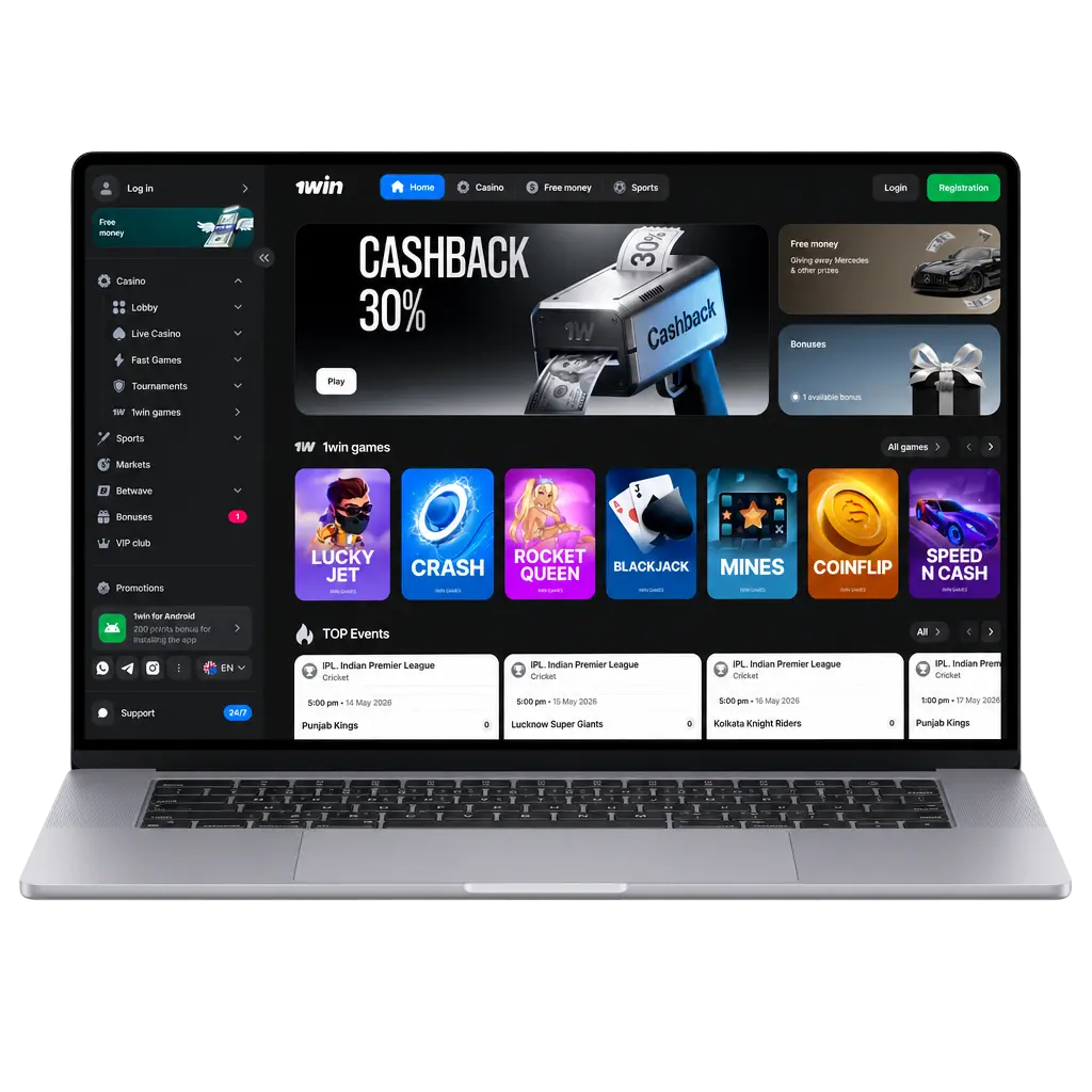 1win India official website sports betting cricket kabaddi live casino welcome bonus UPI payments Android iOS app