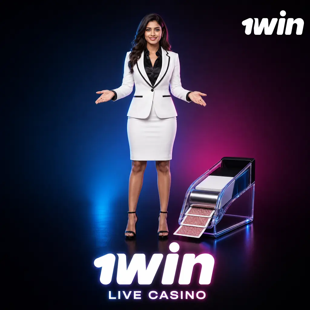 1win Live Casino studio table games with professional dealers streaming real-time roulette, blackjack, and baccarat