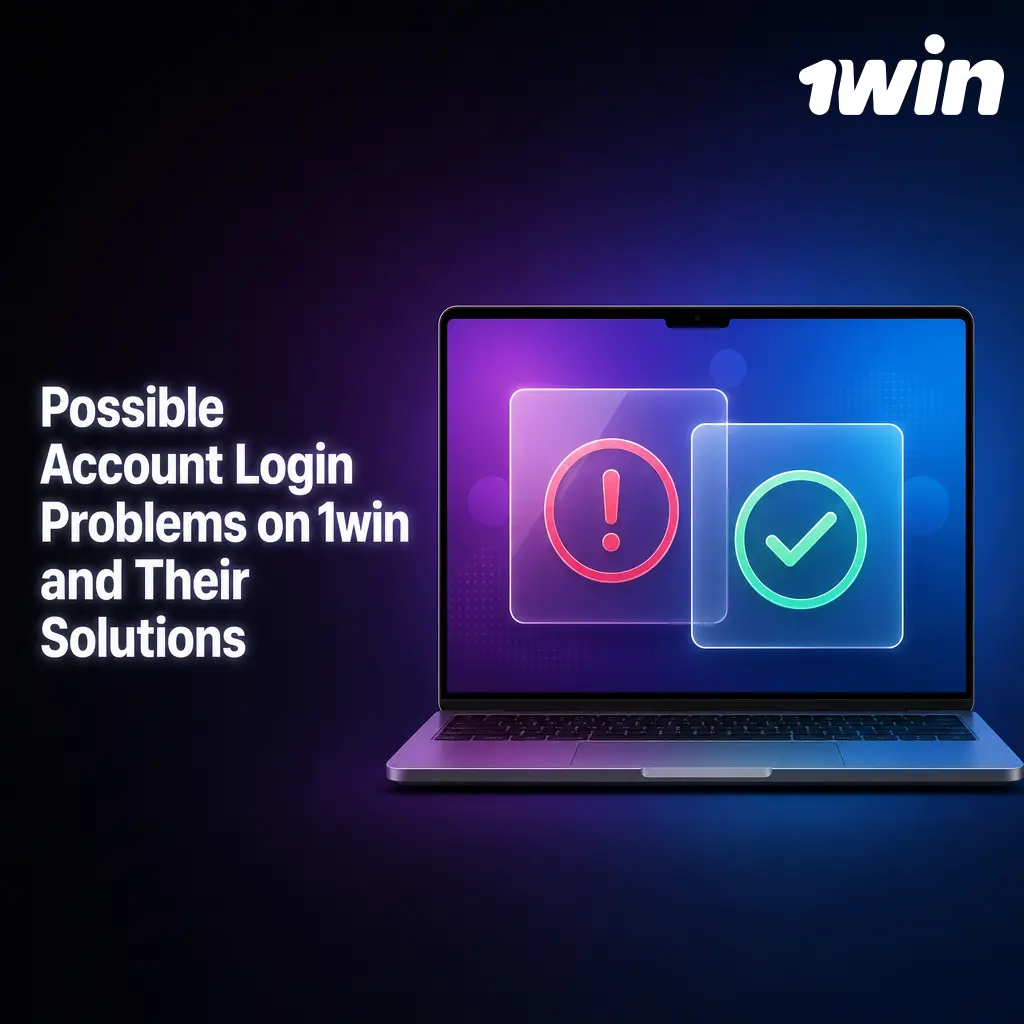 1win account login problems and solutions table covering password reset, verification, blocks, 2FA, and app issues