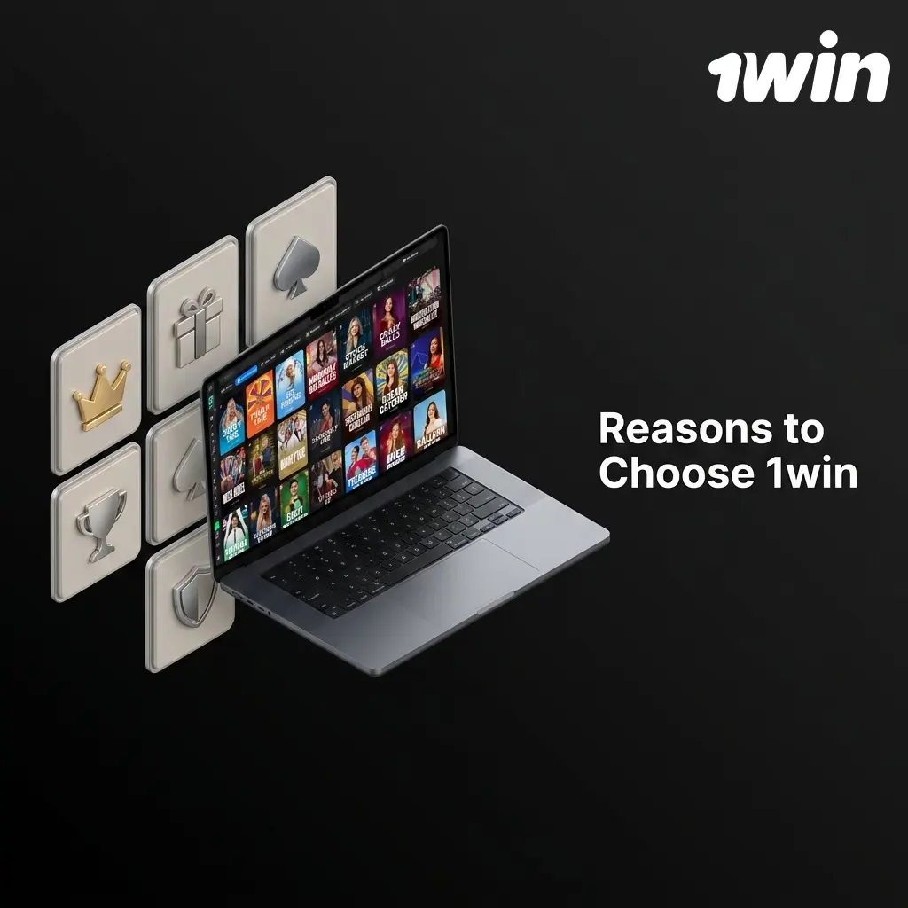 1win India platform showing 10000+ casino games, 500+ sports markets, INR payments, and Curaçao licensed sportsbook