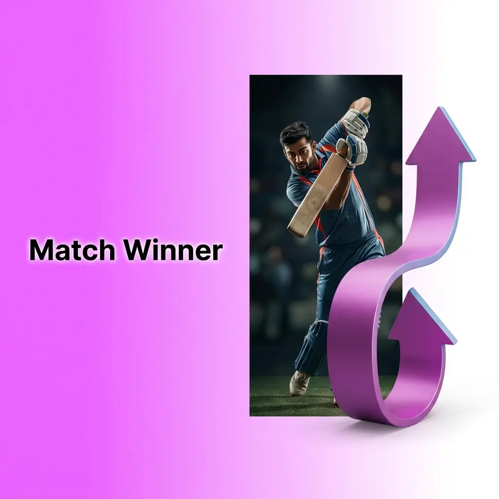 Cricket match winner betting in India covering IPL ODI and T20I with best platforms 1win and 10cric odds