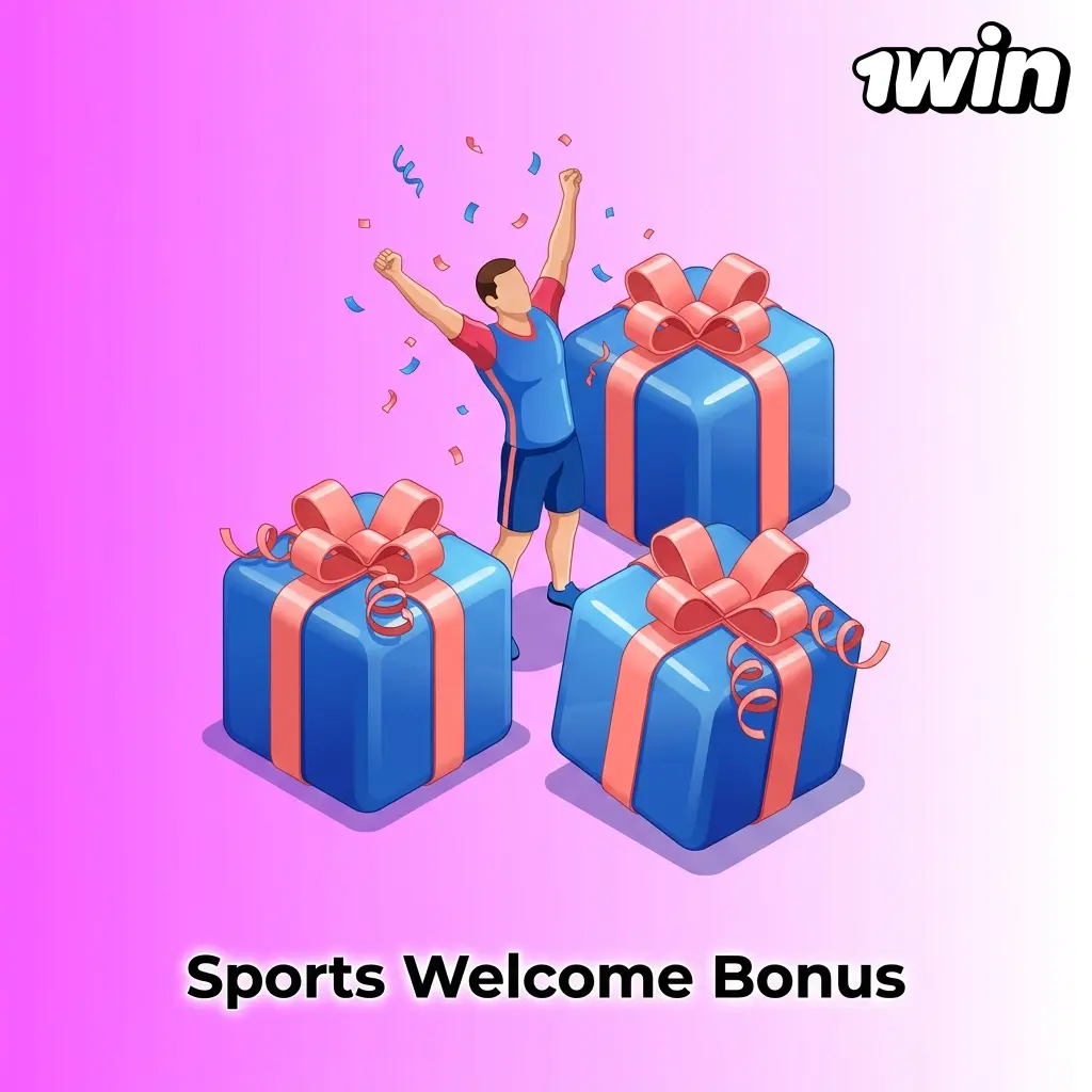 1win sports welcome bonus offering 500% up to 1,80,000 INR with 500 free spins on first deposit
