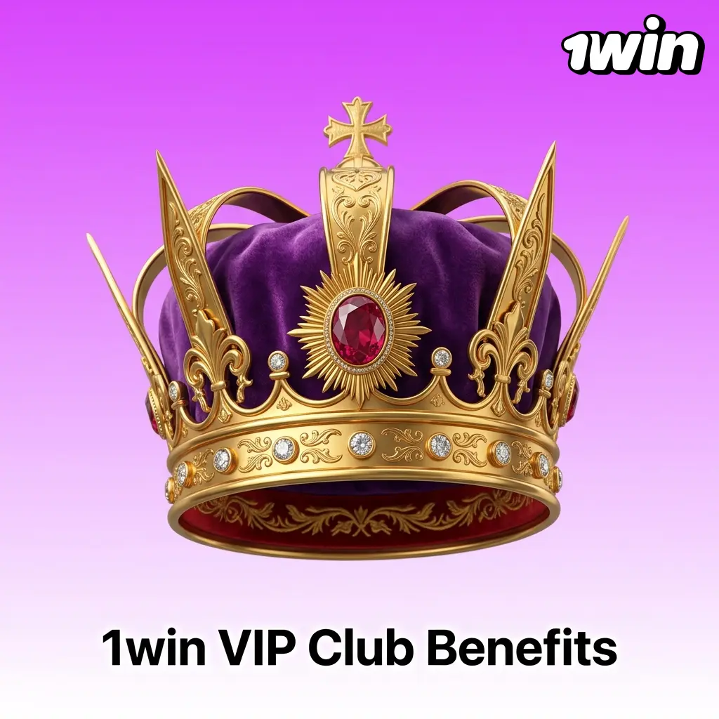 1win VIP Club reward tiers showing cashback rates, account manager perks, and priority withdrawal benefits for loyal players