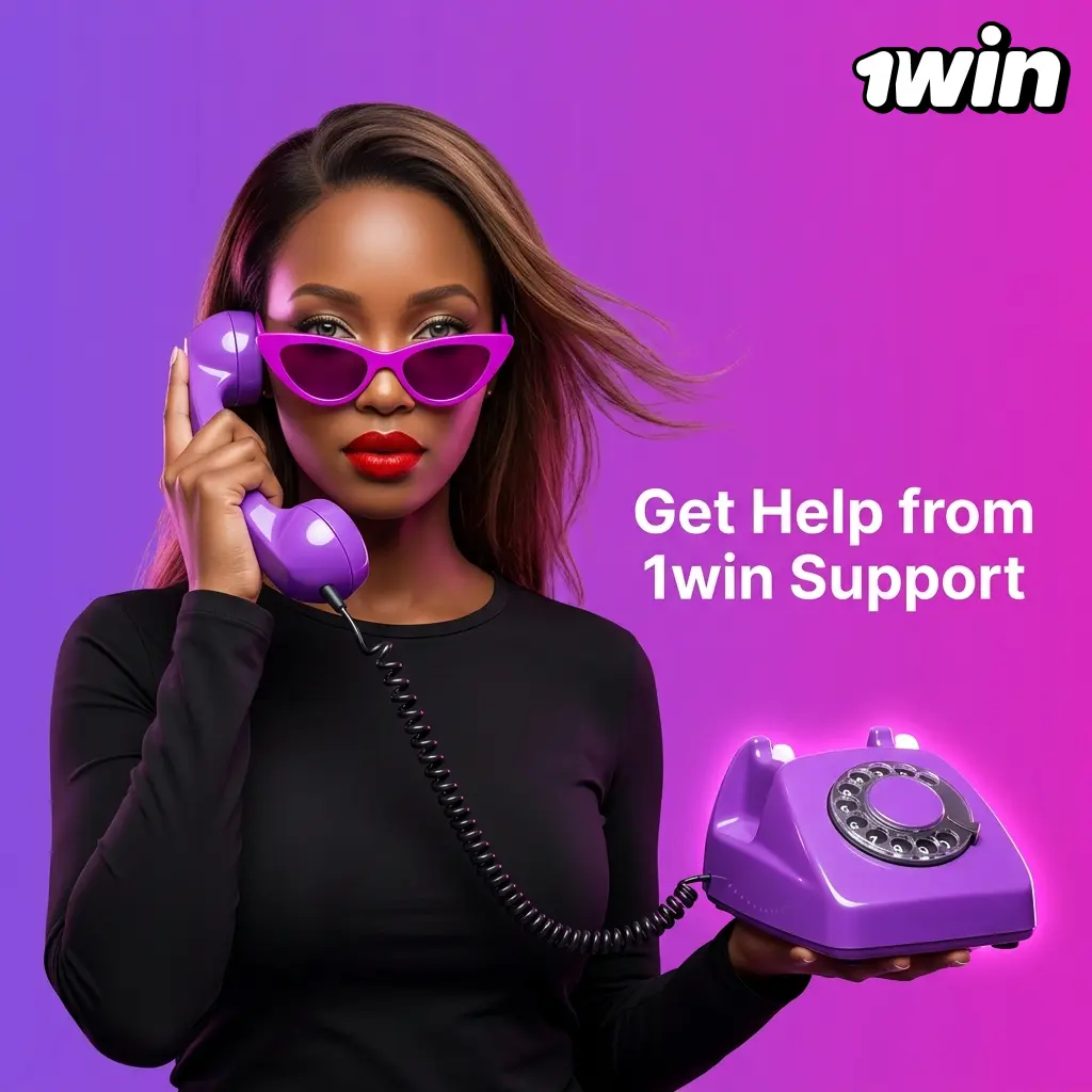 1win customer support options showing live chat, email, and FAQ help centre for 24/7 assistance